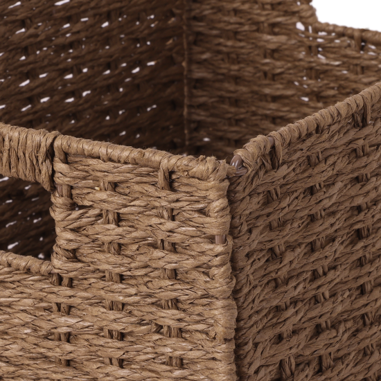 Корзина Konsensa 18x15x30 см бумага цвет коричневый