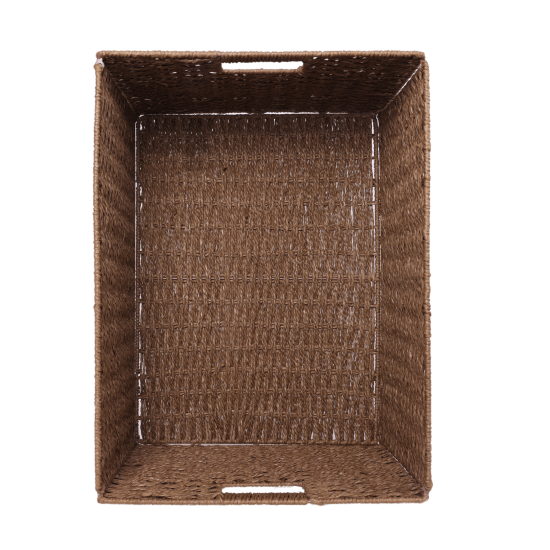 Корзина Konsensa 38x28x18 см бумага цвет коричневый