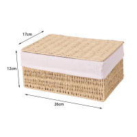 Корзина Konsensa 26x17x12 см бумага цвет бежевый