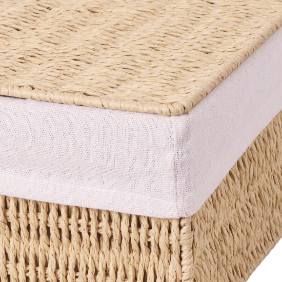 Корзина Konsensa 26x17x12 см бумага цвет бежевый