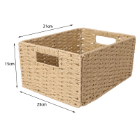 Корзина Konsensa 31x23x15 см бумага цвет бежевый