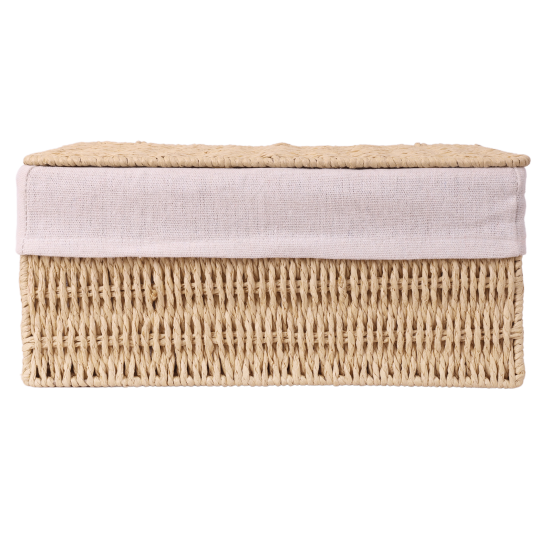 Корзина Konsensa 29x13x19 см бумага цвет бежевый