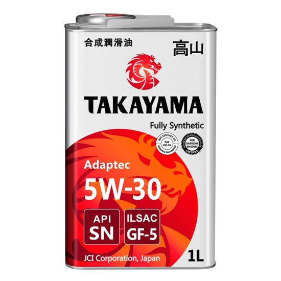 Масло моторное TAKAYAMA ILSAC GF-5 API SN SAE 5W-30 1л