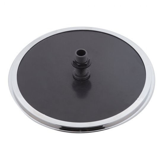 Лейка для верхнего душа Erlit d240 мм 1 режим пластик черная (9911088002)