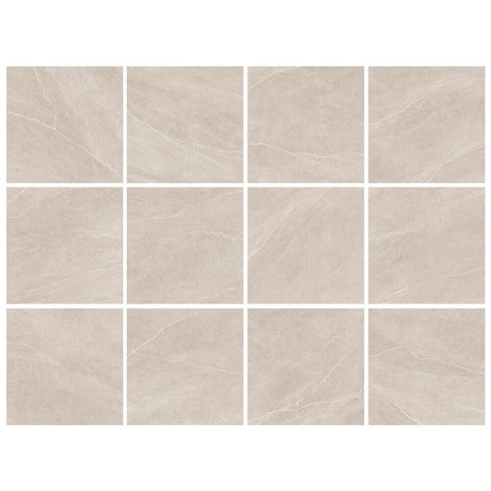 Керамогранит Alma Ceramica Рок Лайн бежевый 600х600х9 мм (5 шт.=1,8 кв.м)