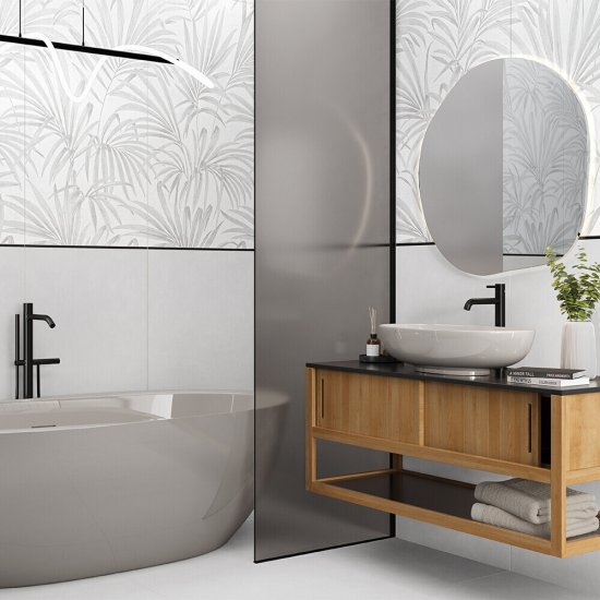 Керамогранит Alma Ceramica Флора серый 1200х600х8,5 мм (2 шт.=1,44 кв.м)
