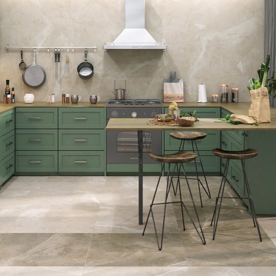 Керамогранит Alma Ceramica Базальто коричневый 600х600х9 мм (5 шт.=1,8 кв.м)