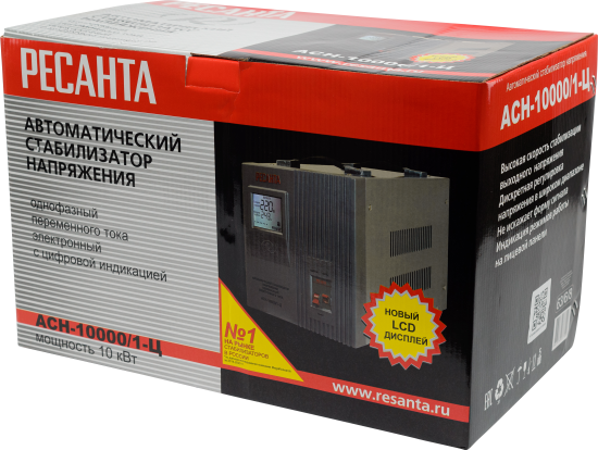 Стабилизатор напряжения Ресанта АСН-10 000/1-Ц 10 кВт