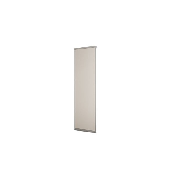 Дверь-купе 783x2452 мм кашемир/серебро Elegant