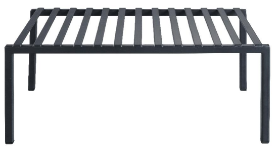 Полка для шкафа 21x14x33 см KONSENSA металл цвет серый