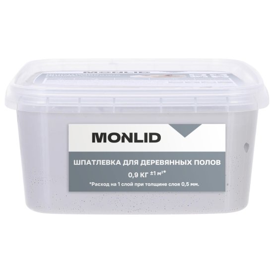 Шпаклевка для деревянных полов MONLID акриловая цвет тач 0.9 кг