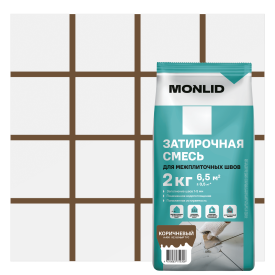 Затирка цементная MONLID А.400 цвет коричневый