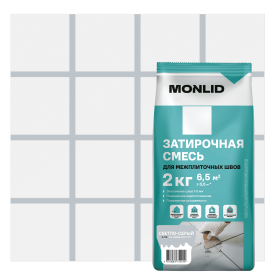 Затирка цементная MONLID A.110 цвет светло-серый