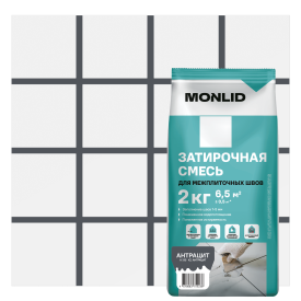Затирка цементная MONLID A.130 цвет антрацит