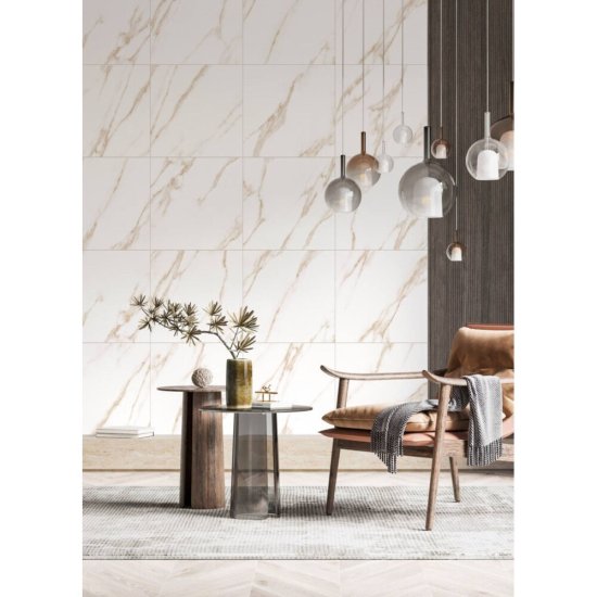 Керамогранит Global Tile Амур белый 600х600х9,5 мм (4 шт.=1,44 кв.м)