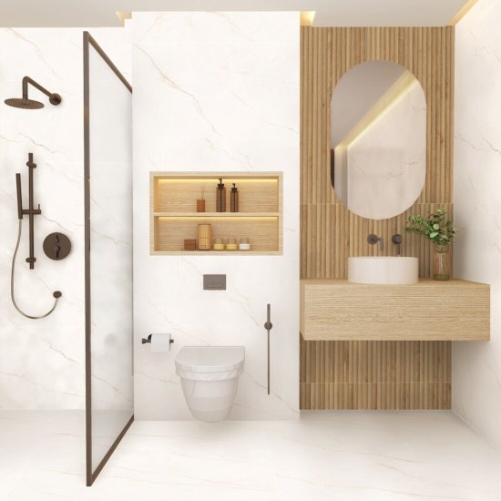 Керамогранит Global Tile Амалия светло-бежевый 1000х500х9 мм (3 шт.=1,5 кв.м)