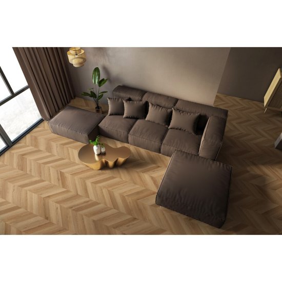 Керамогранит Global Tile Вуди шеврон 1000х500х9 мм (3 шт.=1,5 кв.м)