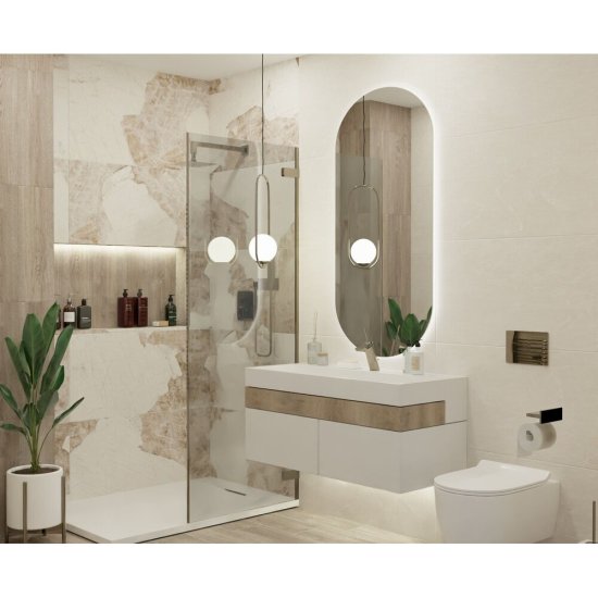 Керамогранит Global Tile Лимбо серо-бежевый 1000х500х9 мм (3 шт.=1,5 кв.м)
