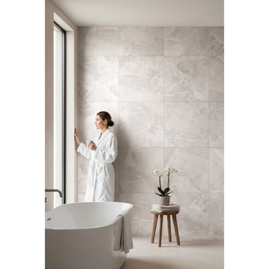 Керамогранит Global Tile Кармен серо-бежевый 600х600х9,5 мм (4 шт.=1,44 кв.м)
