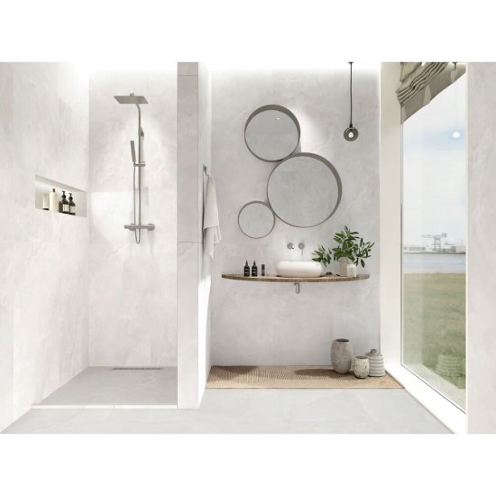 Керамогранит Global Tile Мелания светло-серый 1200х600х9,5 мм (2 шт.=1,44 кв.м)