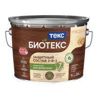 Антисептик Текс Биотекс 3-в-1 декоративный для дерева мореный дуб 9 л