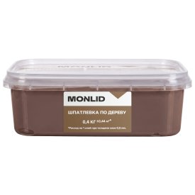 Шпаклевка для дерева MONLID акриловая цвет тик 0.4 кг