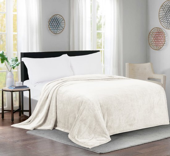 Плед Flandria 200x220 см микрофибра цвет экрю