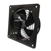 Вентилятор осевой Noizzless АXW-300-B-2E 370х370 мм d300 мм черный