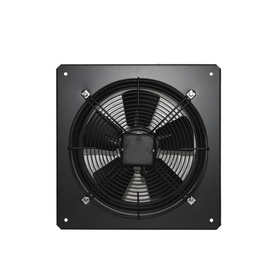 Вентилятор осевой Noizzless АXW-300-B-2E 370х370 мм d300 мм черный