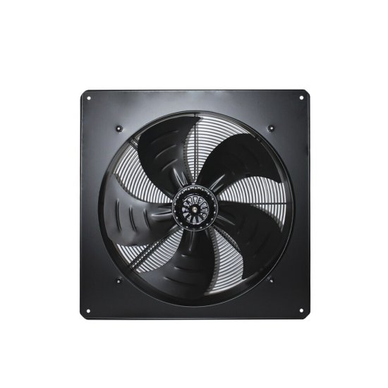 Вентилятор осевой Noizzless АXW-300-B-2E 370х370 мм d300 мм черный