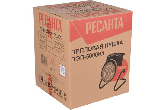 Тепловая пушка электрическая Ресанта ТЭП-5000К1 5000 Вт
