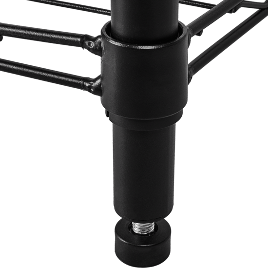 Стеллаж сетчатый Konsensa 90x35x180 см цвет черный