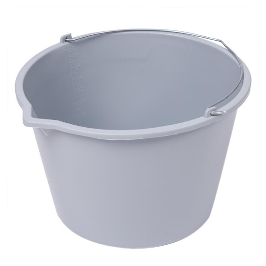 Ведро строительное пластиковое Заря ударопрочное и морозостойкое 20 л