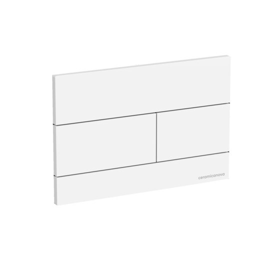 Клавиша смыва для инсталляций Ceramicanova Balance Rect белая (CN12-004W)