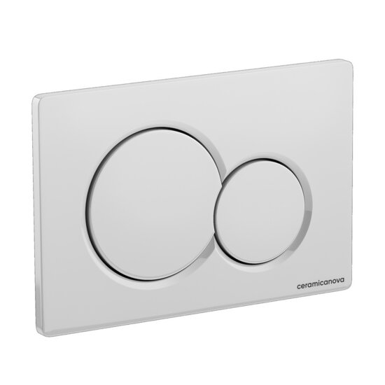 Клавиша смыва для инсталляций Ceramicanova Balance Sphere белая (CN12-003W)
