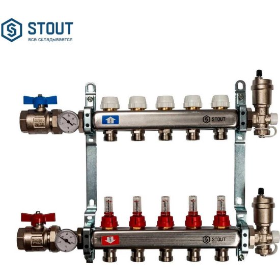 Коллектор STOUT SMS 0907 000005 RG008P0RN7HR5L