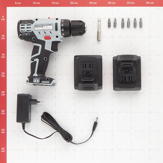 Дрель-шуруповерт аккумуляторная Ресанта ДА-14-2ЛК 14 В 2 Ач Li-Ion 2 АКБ иЗУ (75/14/4)