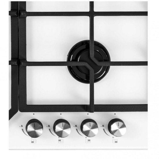 Варочная панель газовая Lex GVG 642 4 конфорки белая