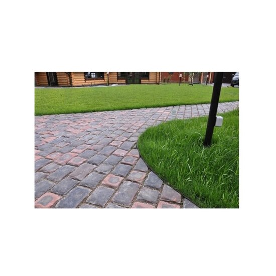 Бордюр тротуарный Standartpark New Fix PRO пластик, черный (3000х85х60 мм)
