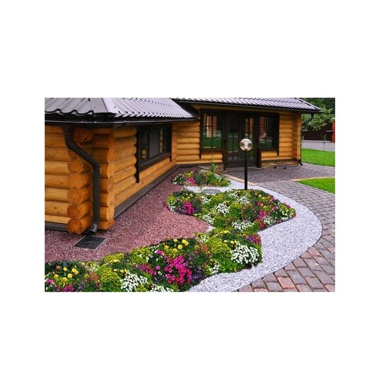 Бордюр садовый Standartpark Канта PRO пластик, коричневый (10000х150 мм)