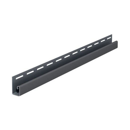 J-трим планка для ФП Vox Vilo SV-15 темная с фугой 3,05 м