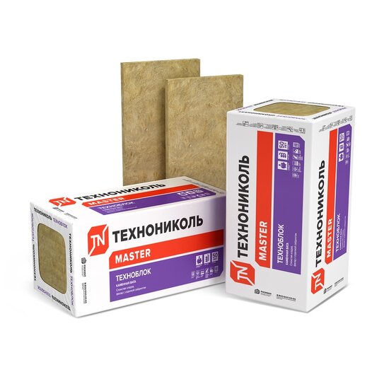 Утеплитель Технониколь Техноблок Стандарт, 1200х600х50 мм (8 шт)