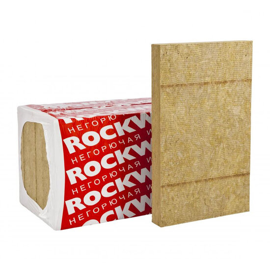 Утеплитель Rockwool Руф Баттс H Оптима (Комби), 1000х600х100 мм (3 шт)