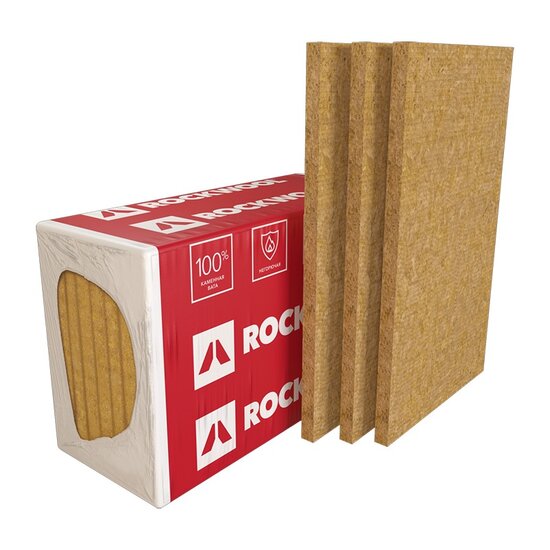 Утеплитель Rockwool Венти Баттс, 1000х600х50 мм (8 шт)
