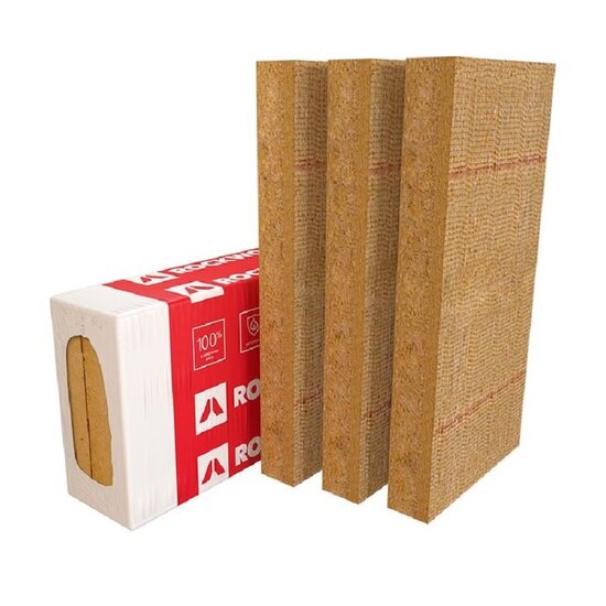 Утеплитель Rockwool Фасад Баттс Д Оптима, 1200х600х100 мм (3 шт)