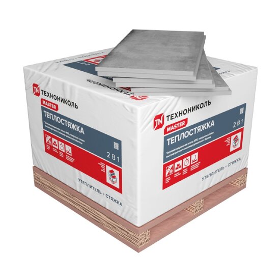 Пенополистирол Технониколь Ц-XPS Теплостяжка, 50L-1-1180х580х60 (1 шт)