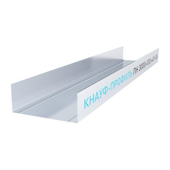 Профиль направляющий Knauf ПН-6 100х40 мм (3 м)