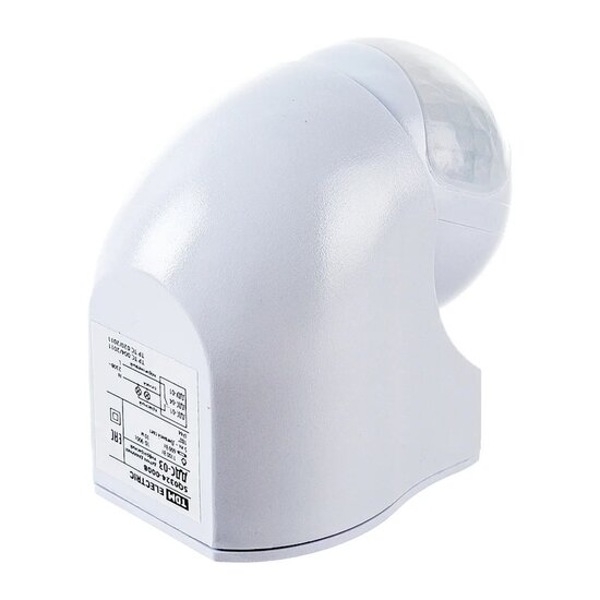 Датчик движения ИК TDM Electric ДДС-03 настенный d=10 м, 1100Вт, 5-720с