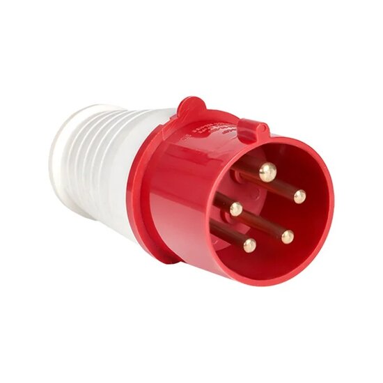 Вилка переносная 015, 3Р+РЕ+N, 16А, 380В, IP44