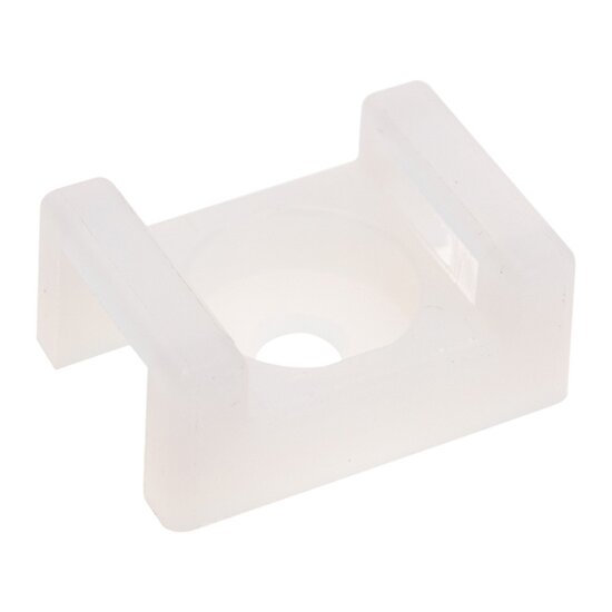 Площадка универсальная под хомуты, белая (100 шт.)